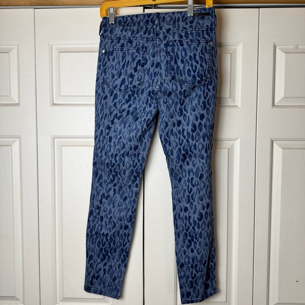 Pilcro and the Letterpress Blue Animal Print Skinny Jeans - Picture 9 of 9